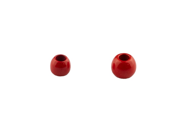 Future Fly Brass Beads 4mm Dark Red